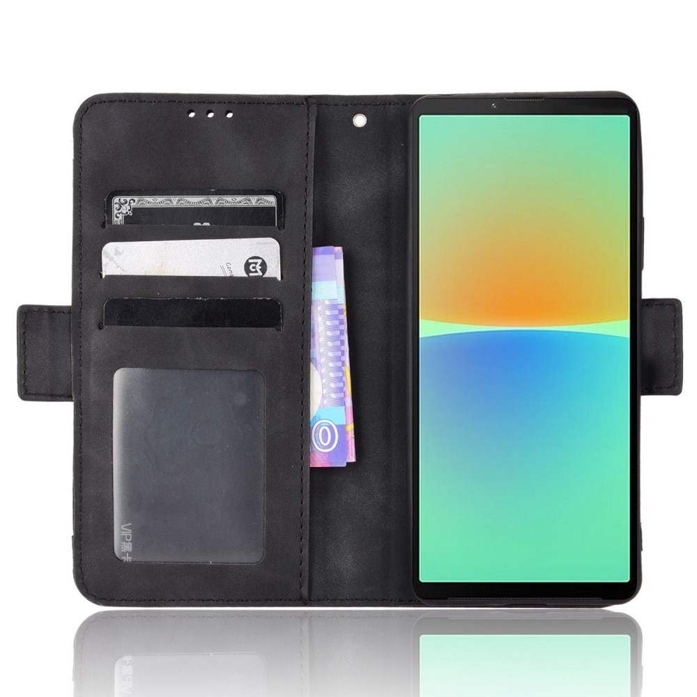 Sony Xperia 10 iV Multi Bookcover hoesje Zwart