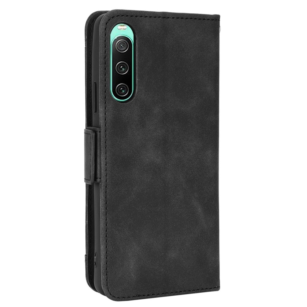 Sony Xperia 10 iV Multi Bookcover hoesje Zwart