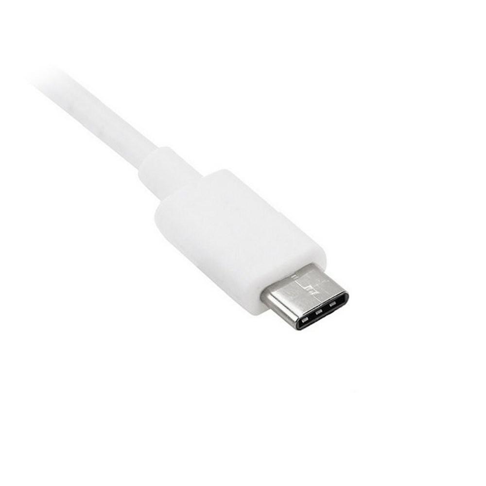 USB-kabel 3.1 Type C -> Type A 1m Wit