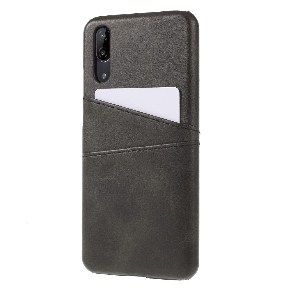 Card Slots Case Huawei P20 Zwart