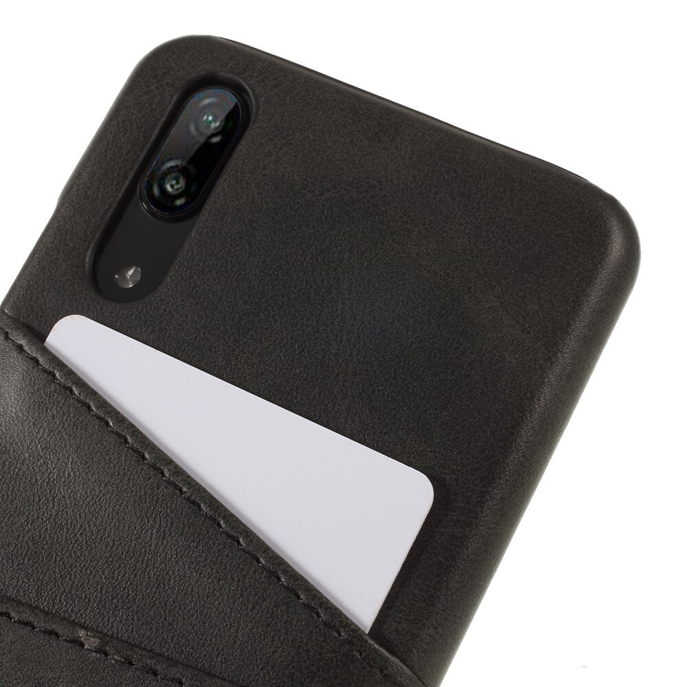 Card Slots Case Huawei P20 Zwart