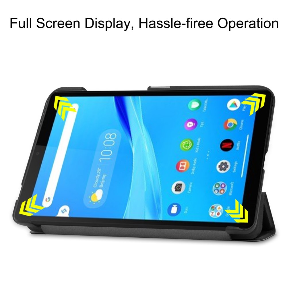 Lenovo Tab M7 (2nd Gen) Hoesje Tri-fold zwart