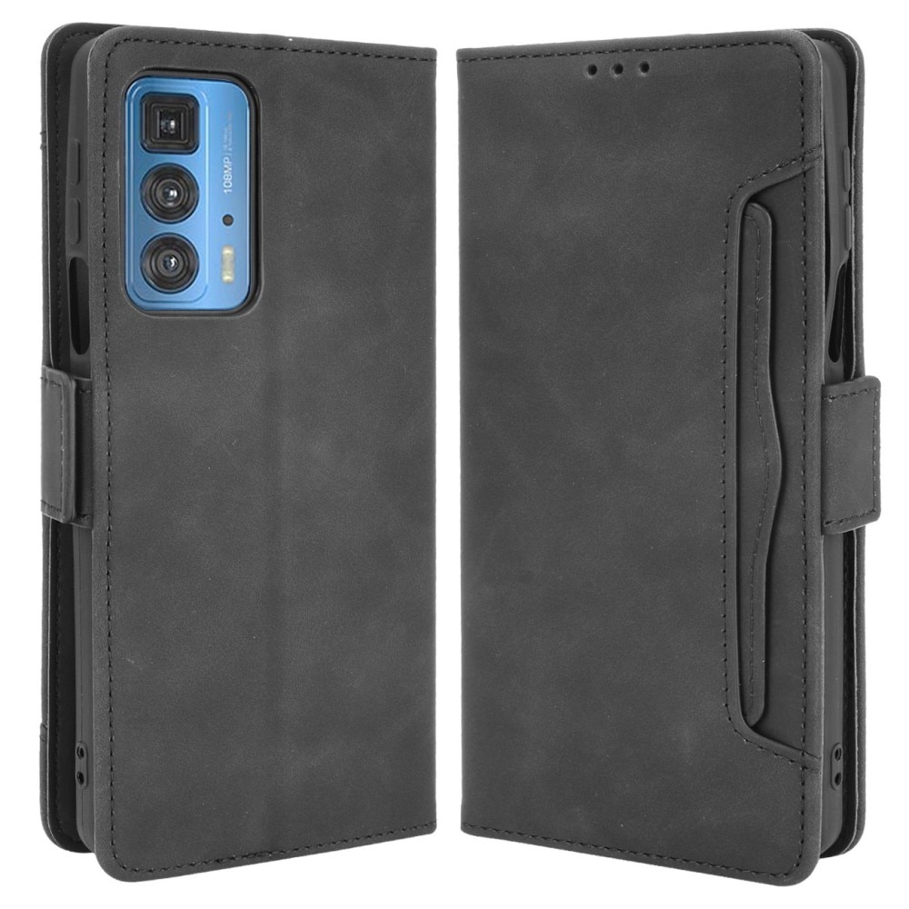 Motorola Edge 20 Pro Multi Bookcover hoesje Zwart