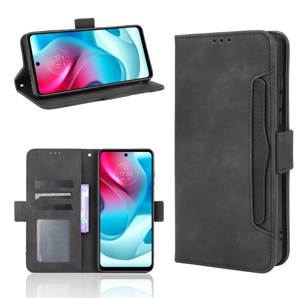 Motorola Moto G60s Multi Bookcover hoesje Zwart