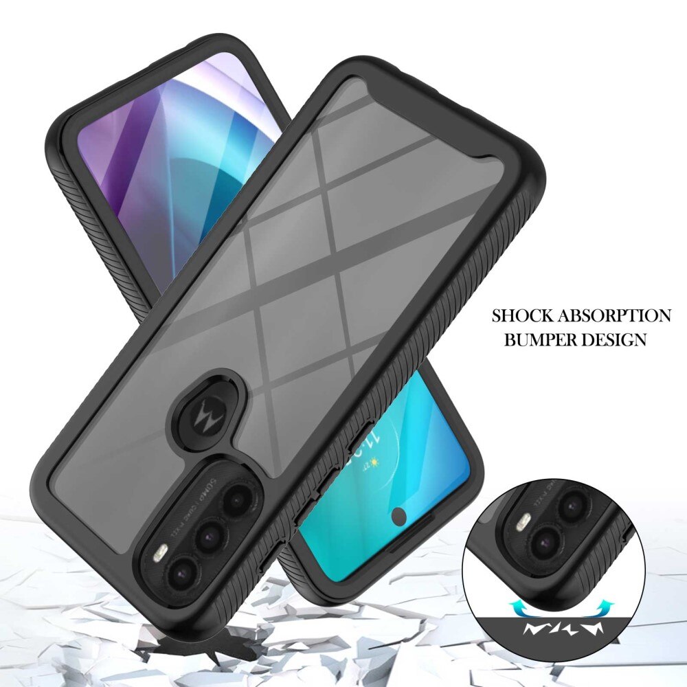 Motorola Moto G71 Full Protection Case Zwart