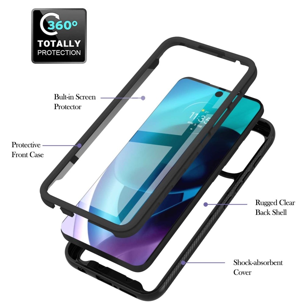 Motorola Moto G71 Full Protection Case Zwart