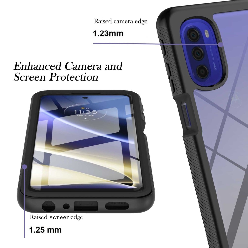 Motorola Moto G51 Full Protection Case Zwart