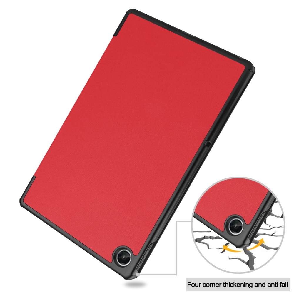 Lenovo M10 Plus (3rd gen) Tri-fold Hoesje Rood