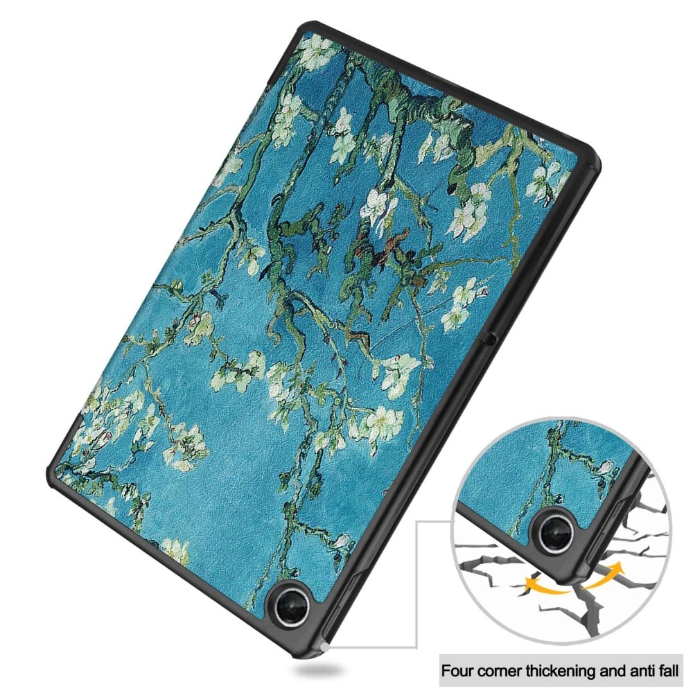 Lenovo M10 Plus (3rd gen) Tri-fold Hoesje Kersenbloemen