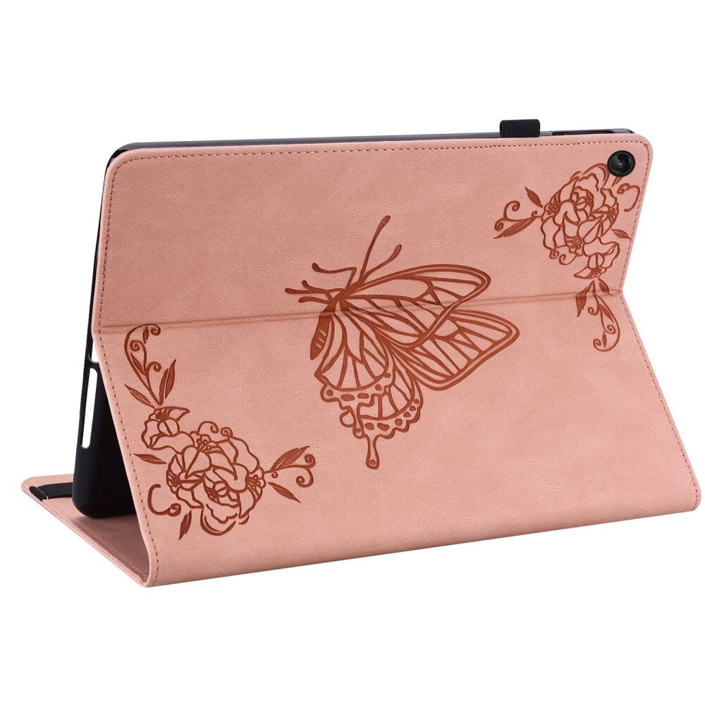  Lenovo Tab M10 Plus (3rd gen) Leren vlinderhoesje Roze