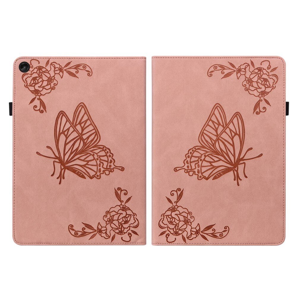  Lenovo Tab M10 Plus (3rd gen) Leren vlinderhoesje Roze