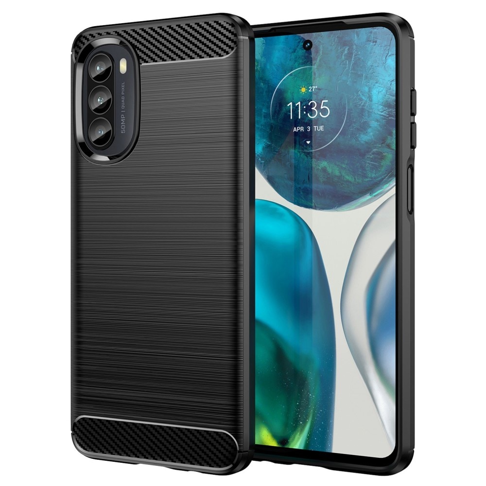 Brushed TPU Case Motorola Moto G52 Zwart