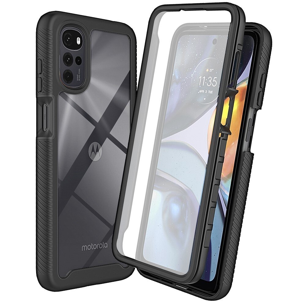 Motorola Moto G22 Full Protection Case Zwart