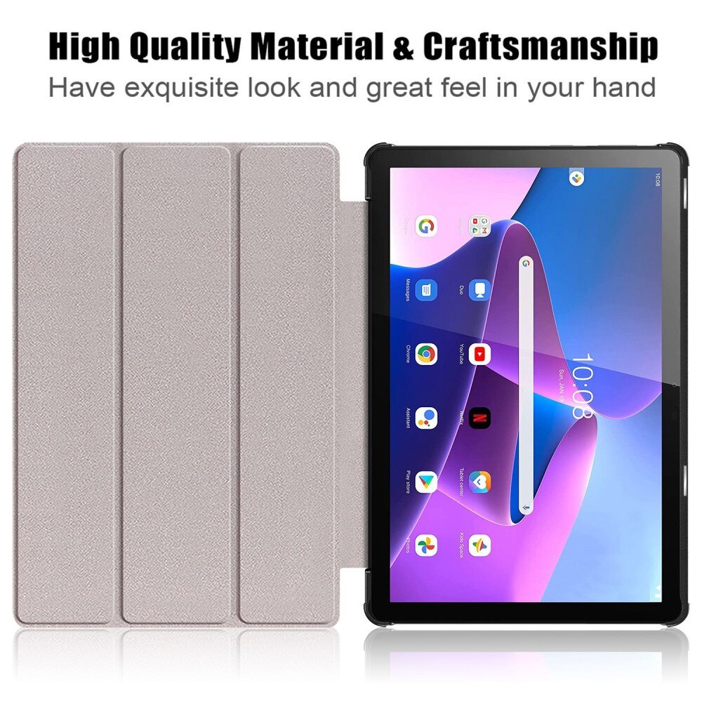 Lenovo Tab M10 (3rd gen) Tri-fold Hoesje Ruimte