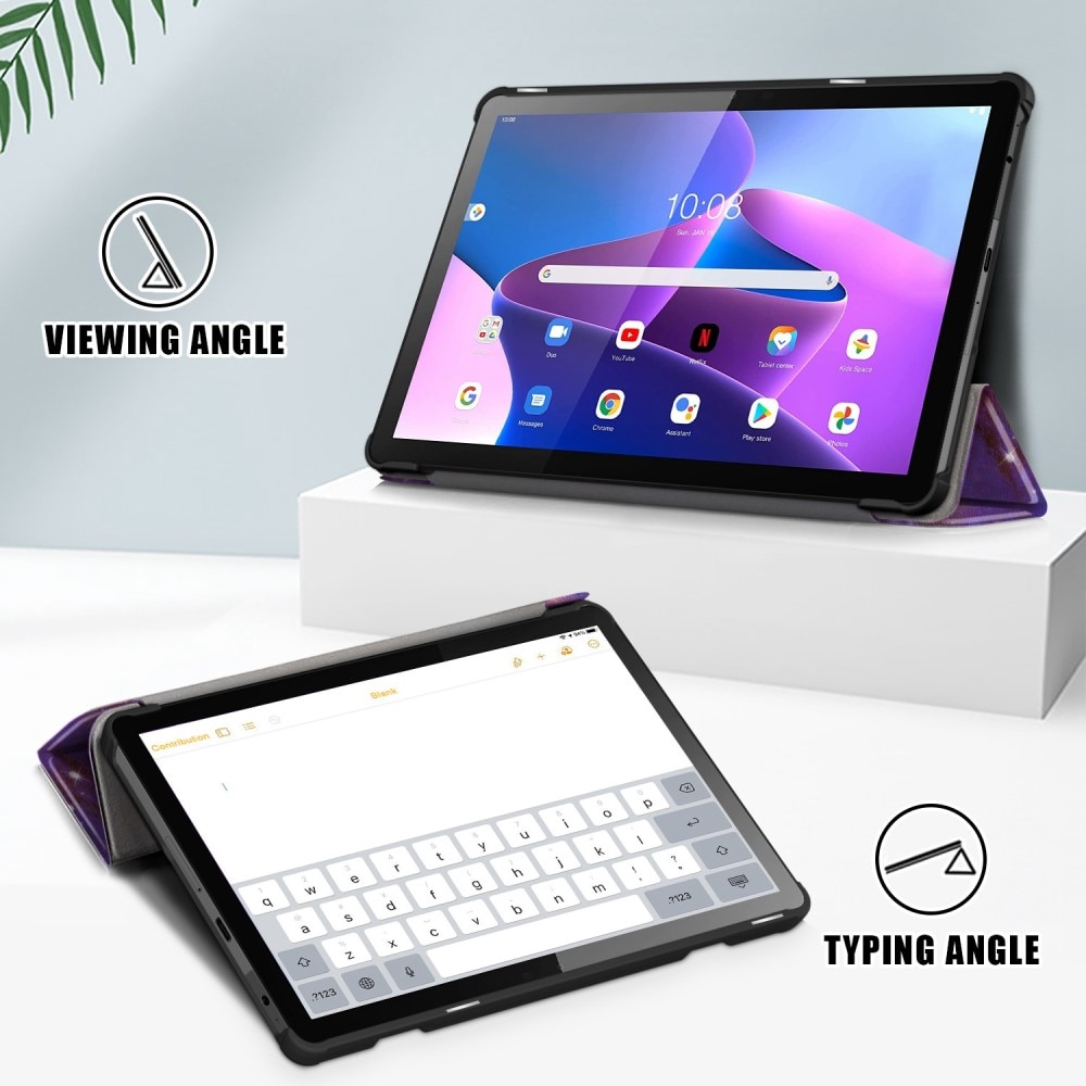 Lenovo Tab M10 (3rd gen) Tri-fold Hoesje Ruimte