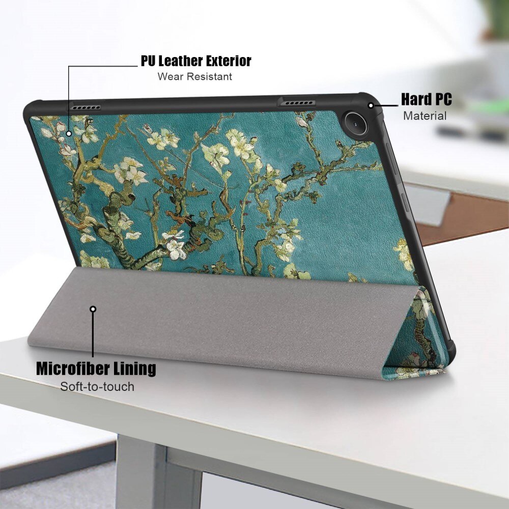 Lenovo Tab M10 (3rd gen) Tri-fold Hoesje Kersenbloemen