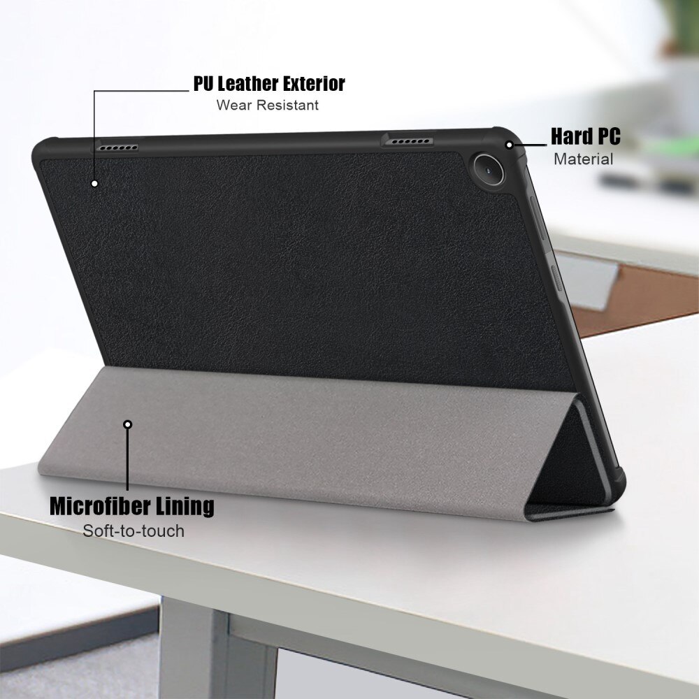 Lenovo Tab M10 (3rd gen) Tri-fold Hoesje Zwart