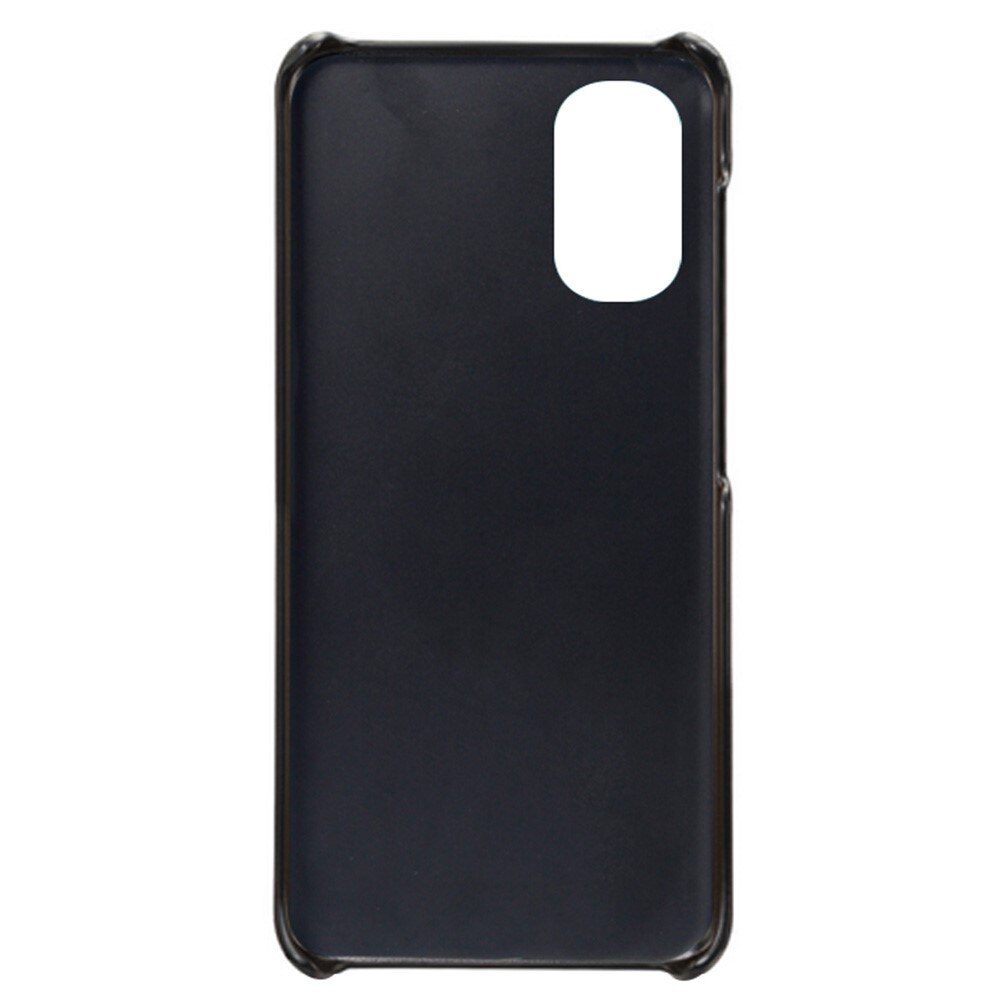 Card Slots Case Motorola Moto E32 Zwart