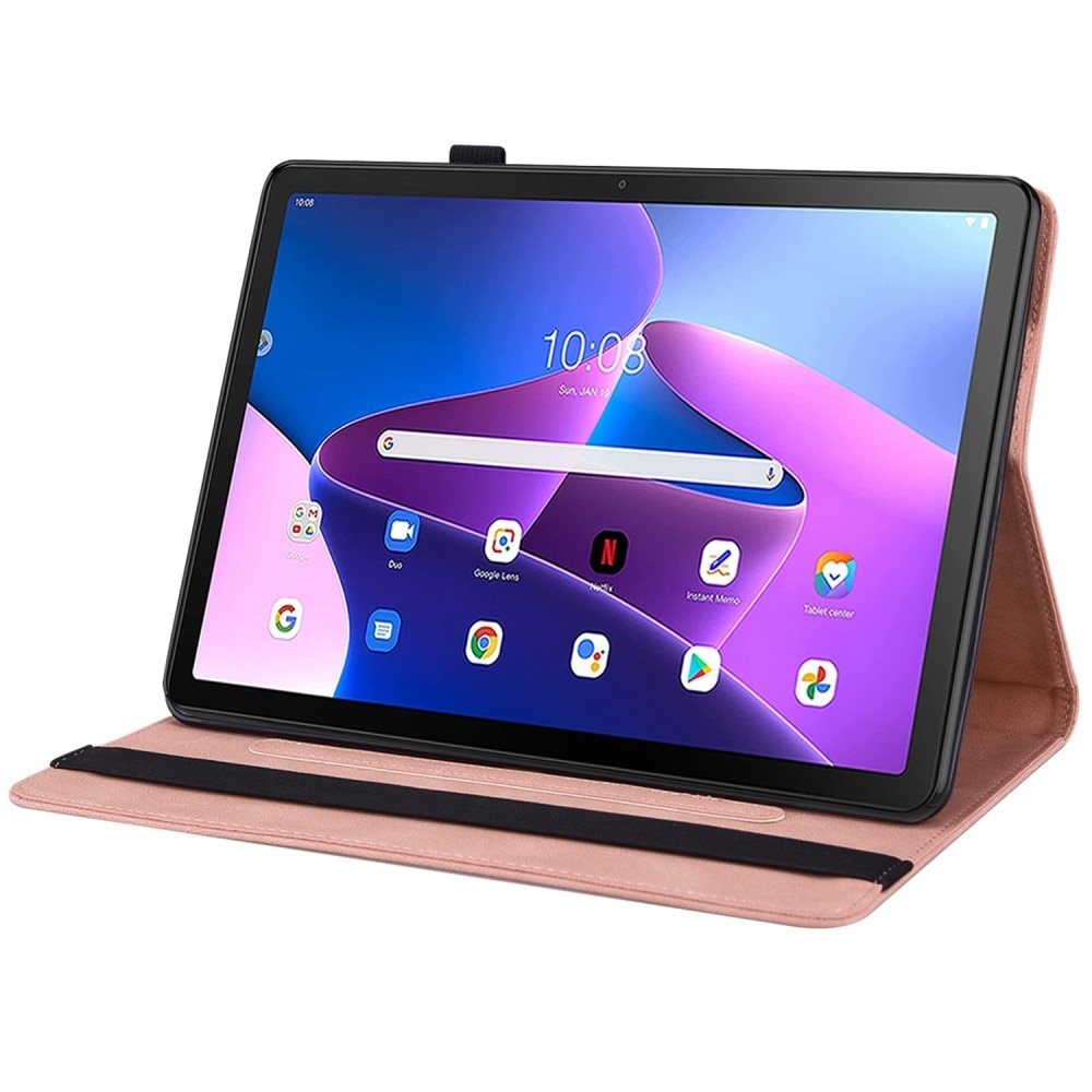 Lenovo Tab M10 (3rd gen) Leren vlinderhoesje Roze