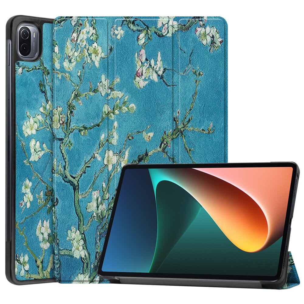 Xiaomi Pad 5 Tri-fold Hoesje Kersenbloemen