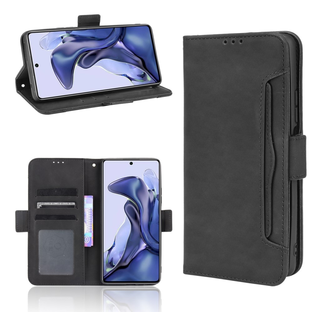 Xiaomi 11T/11T Pro Multi Bookcover hoesje Zwart