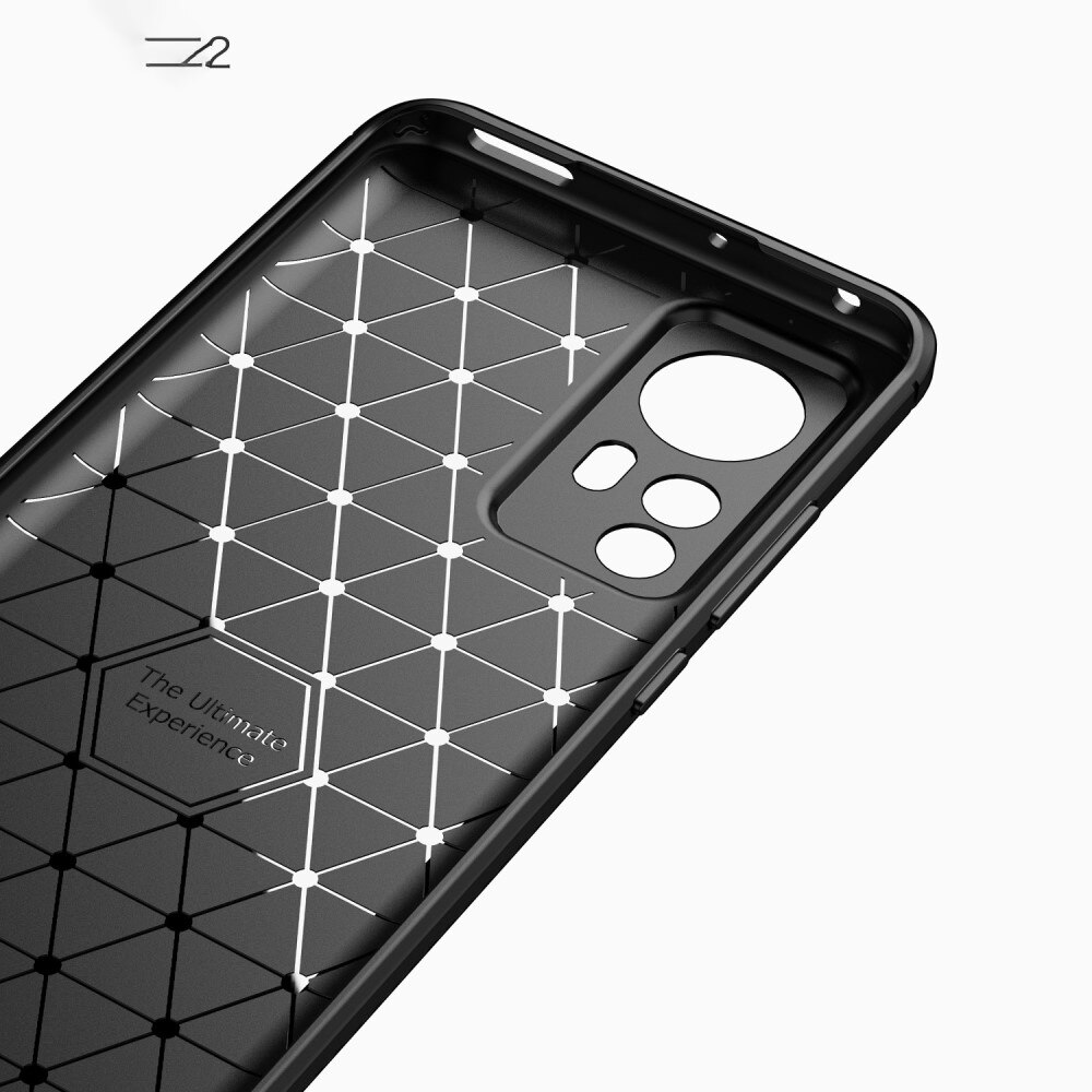 Hoesje TPU Brushed Xiaomi 12 Zwart