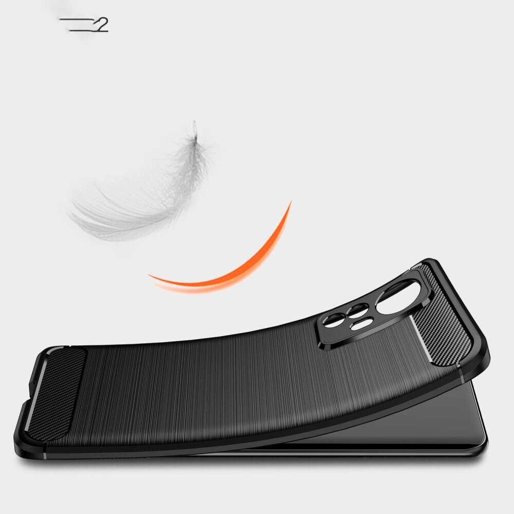 Hoesje TPU Brushed Xiaomi 12 Zwart