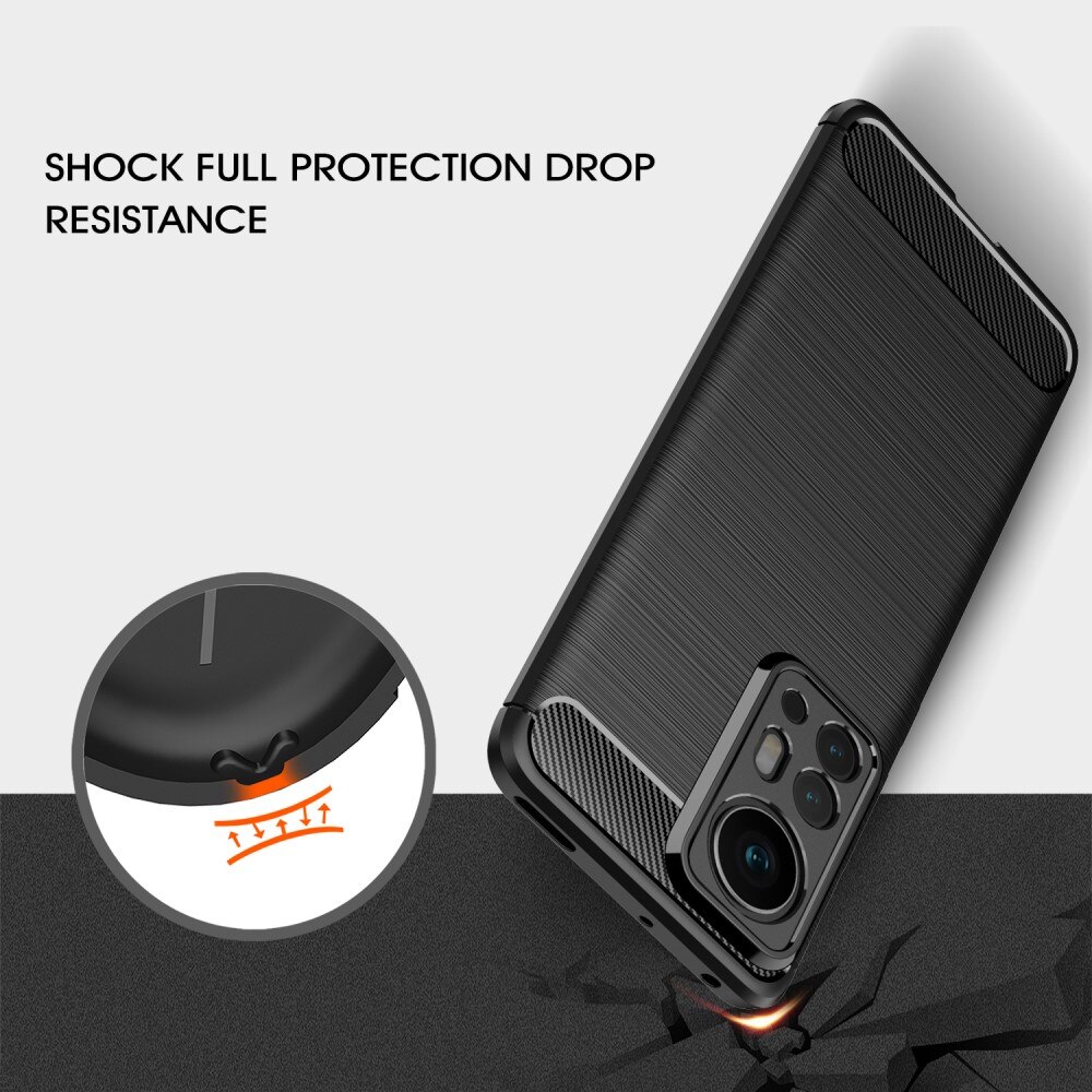 Hoesje TPU Brushed Xiaomi 12 Pro Zwart