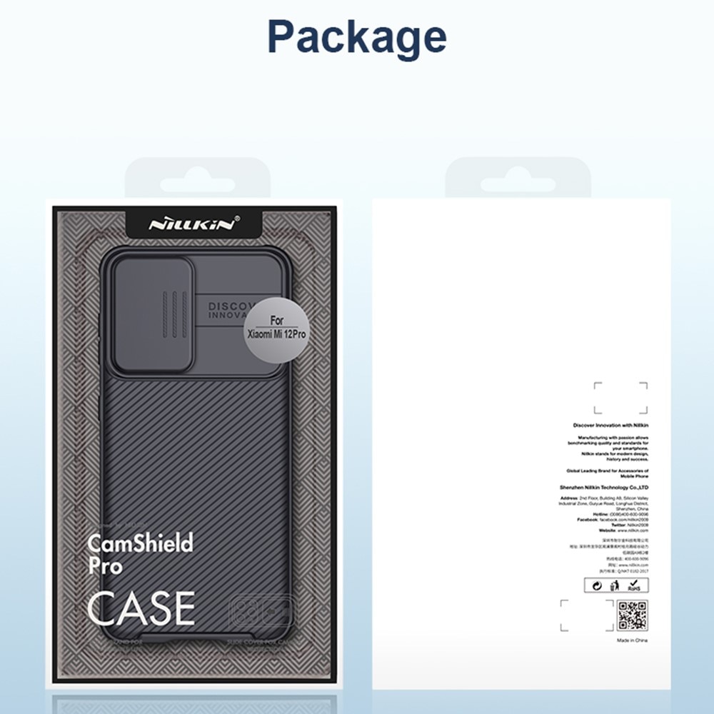 CamShield Case Xiaomi 12 Pro Zwart