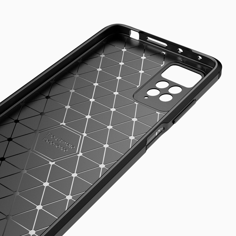 Hoesje TPU Brushed Xiaomi Redmi Note 11 Pro Zwart