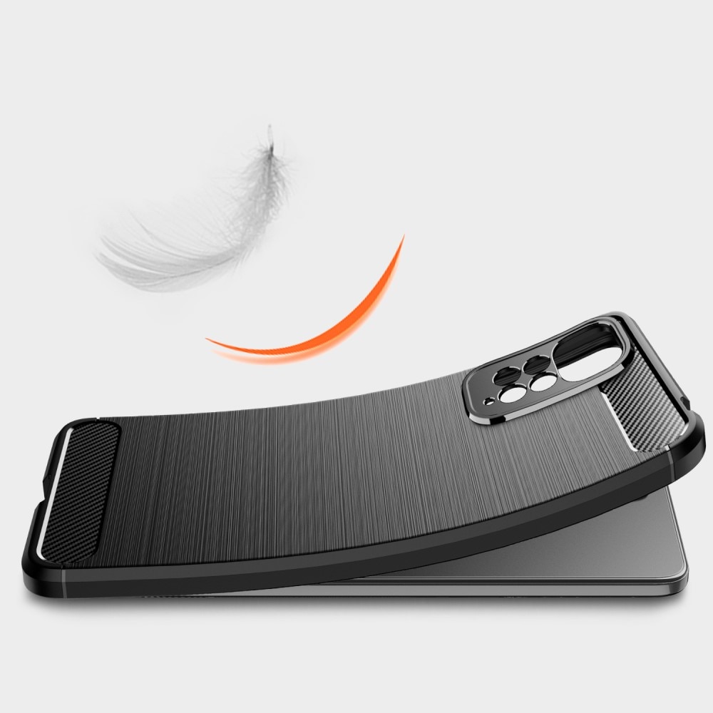 Hoesje TPU Brushed Xiaomi Redmi Note 11 Pro Zwart