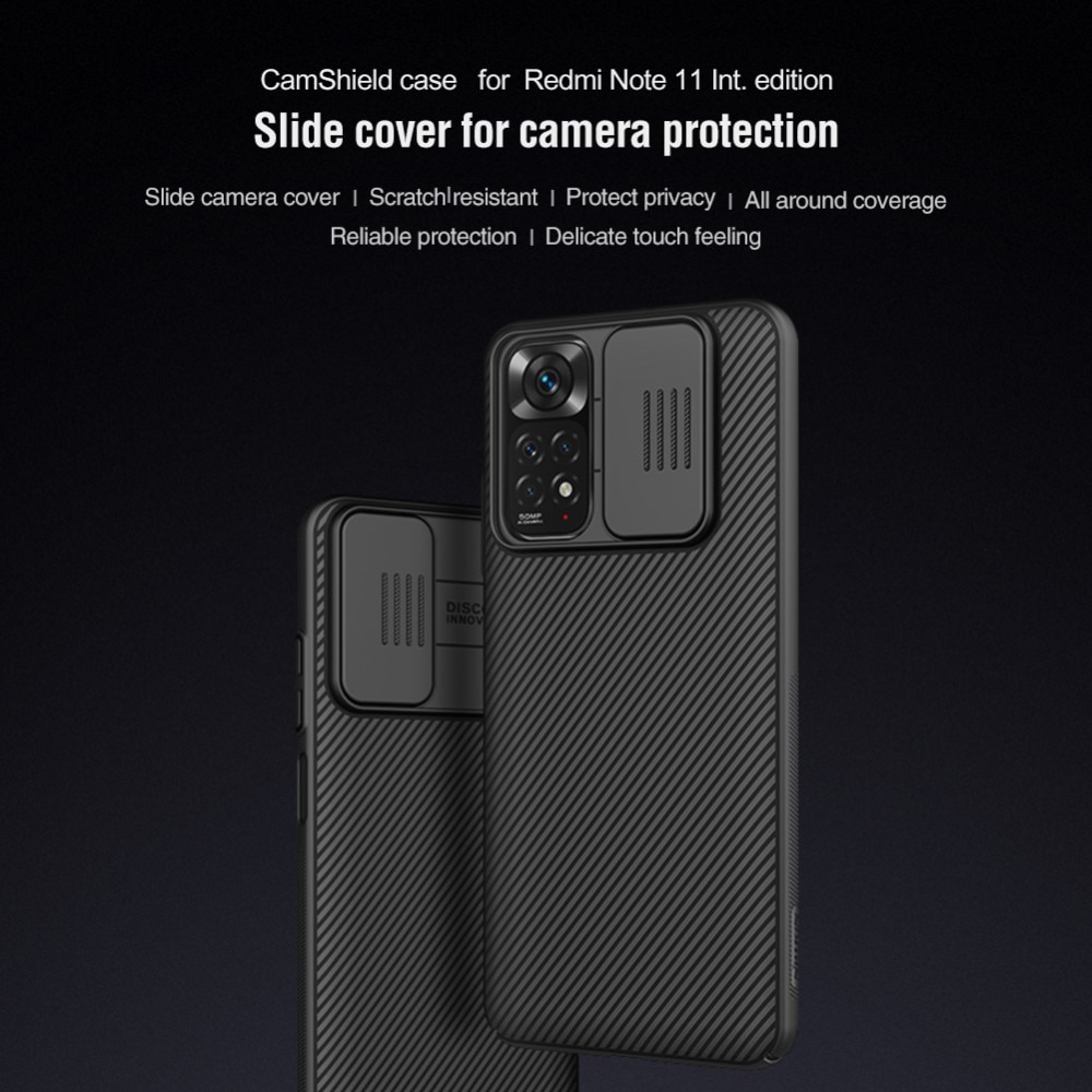 CamShield Case Xiaomi Redmi Note 11 Zwart