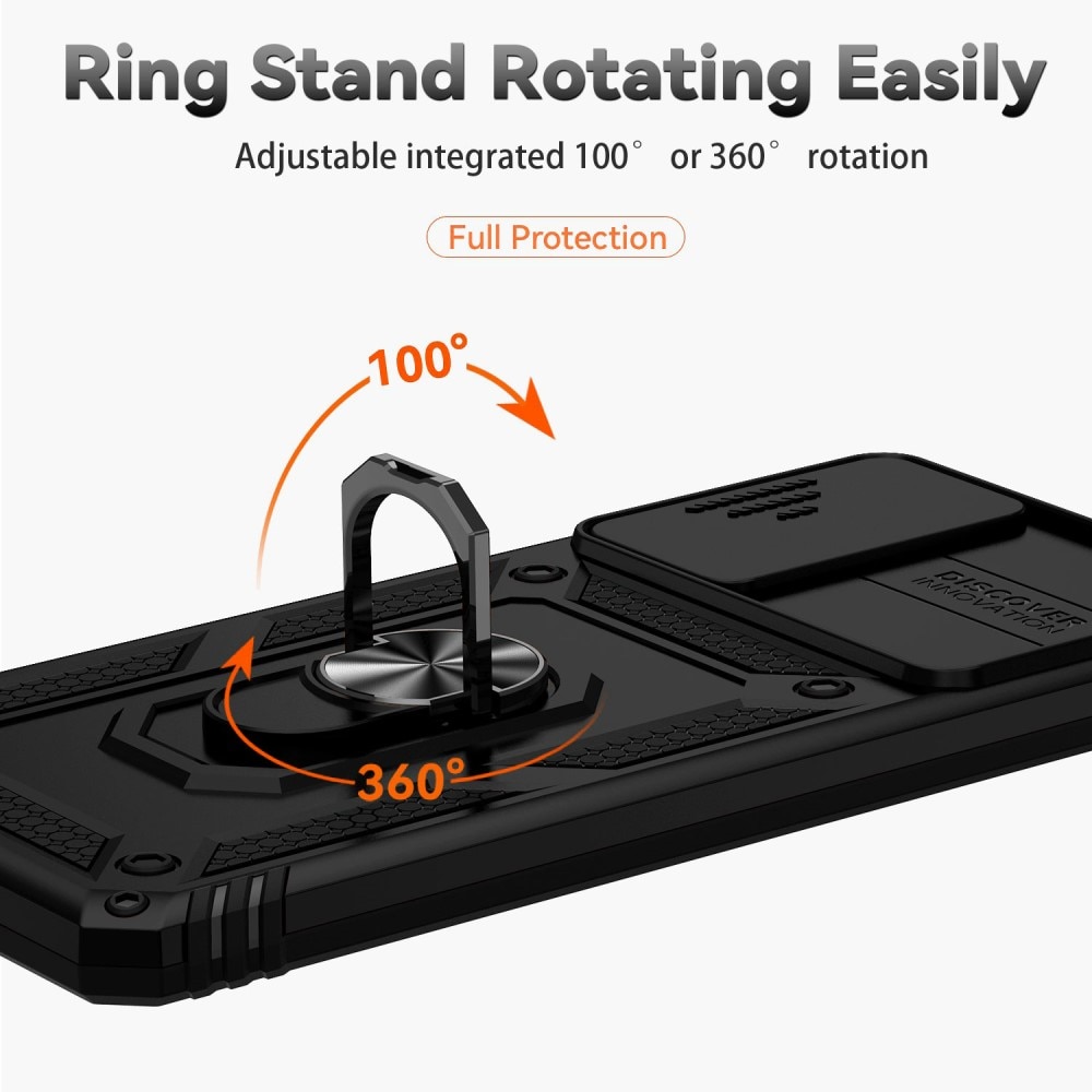 Xiaomi Redmi Note 11 Pro Hybridcase Ring+Camera Protector Zwart
