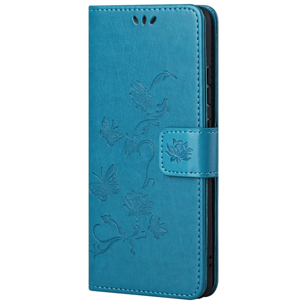 Xiaomi Redmi 10C Leren vlinderhoesje Blauw