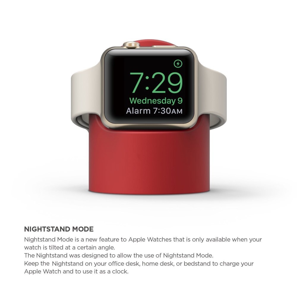 Apple Watch Oplaadstandaard rood