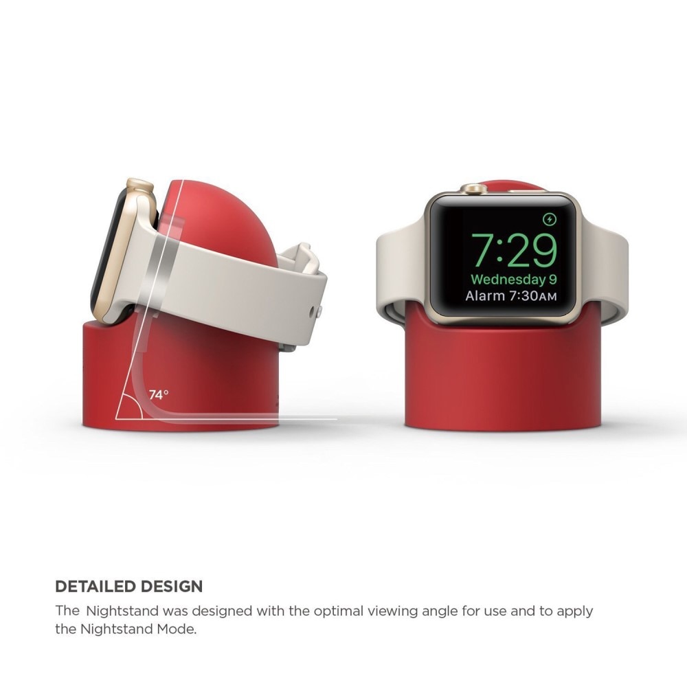 Apple Watch Oplaadstandaard rood