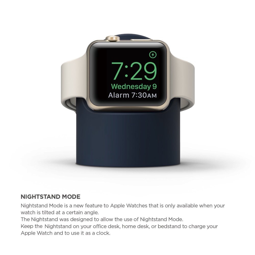 Apple Watch Oplaadstandaard donkerblauw