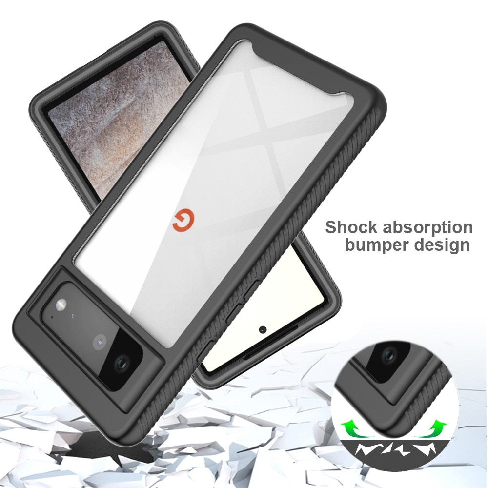 Google Pixel 6 Full Cover Case Zwart