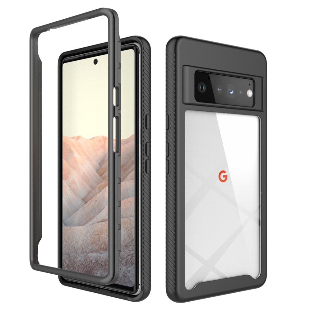 Google Pixel 6 Pro Full Cover Case Zwart