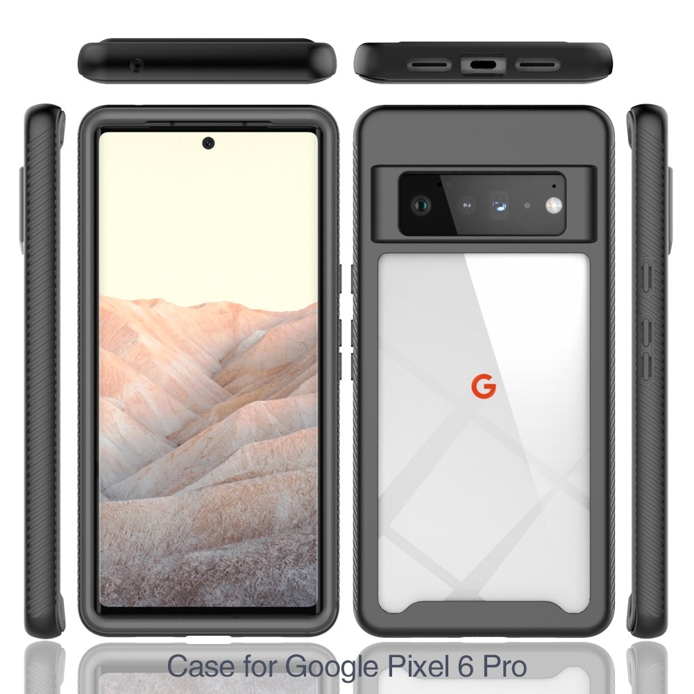 Google Pixel 6 Pro Full Cover Skal Zwart