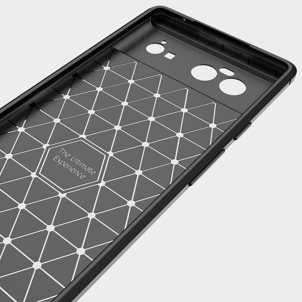 Hoesje TPU Brushed Google Pixel 6 Pro Zwart