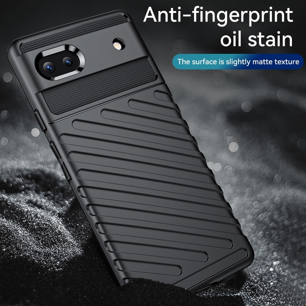 Google Pixel 6a Thunder TPU Case Zwart