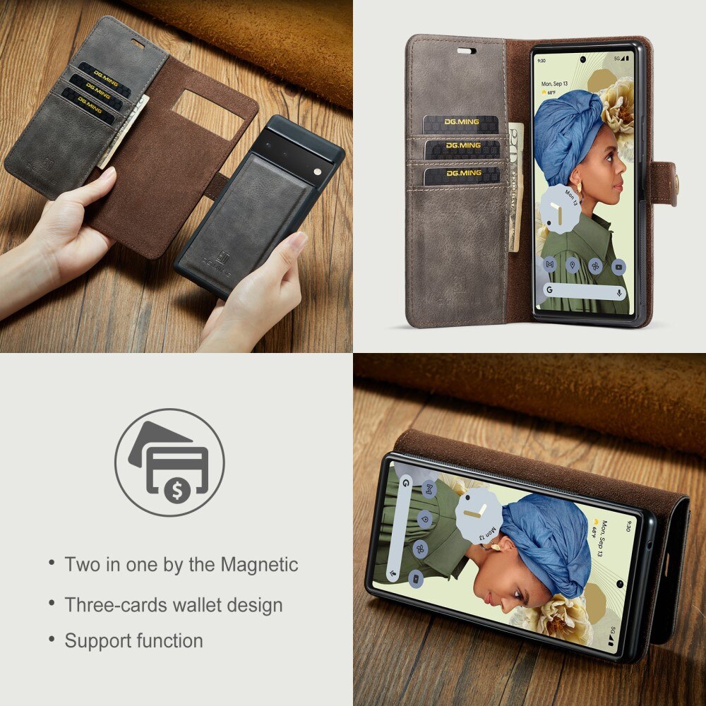Magnet Wallet Google Pixel 6 Pro Bruin