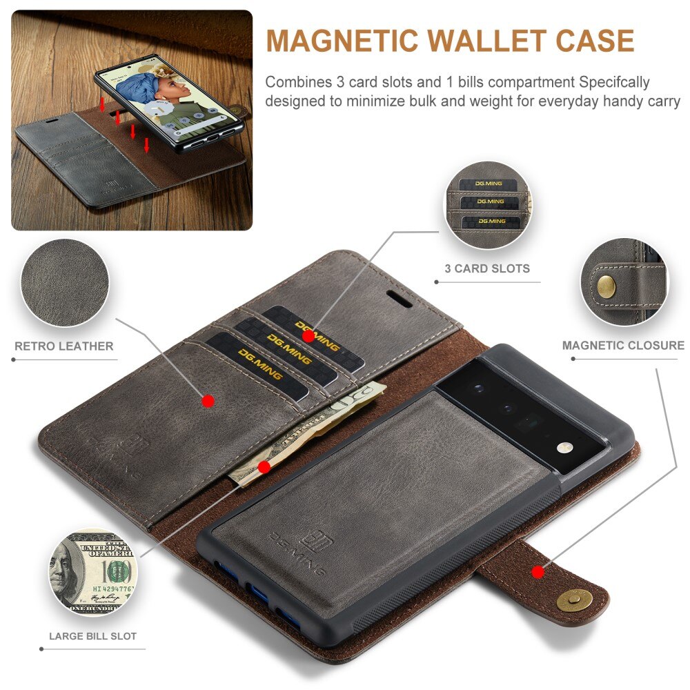 Magnet Wallet Google Pixel 6 Pro Bruin