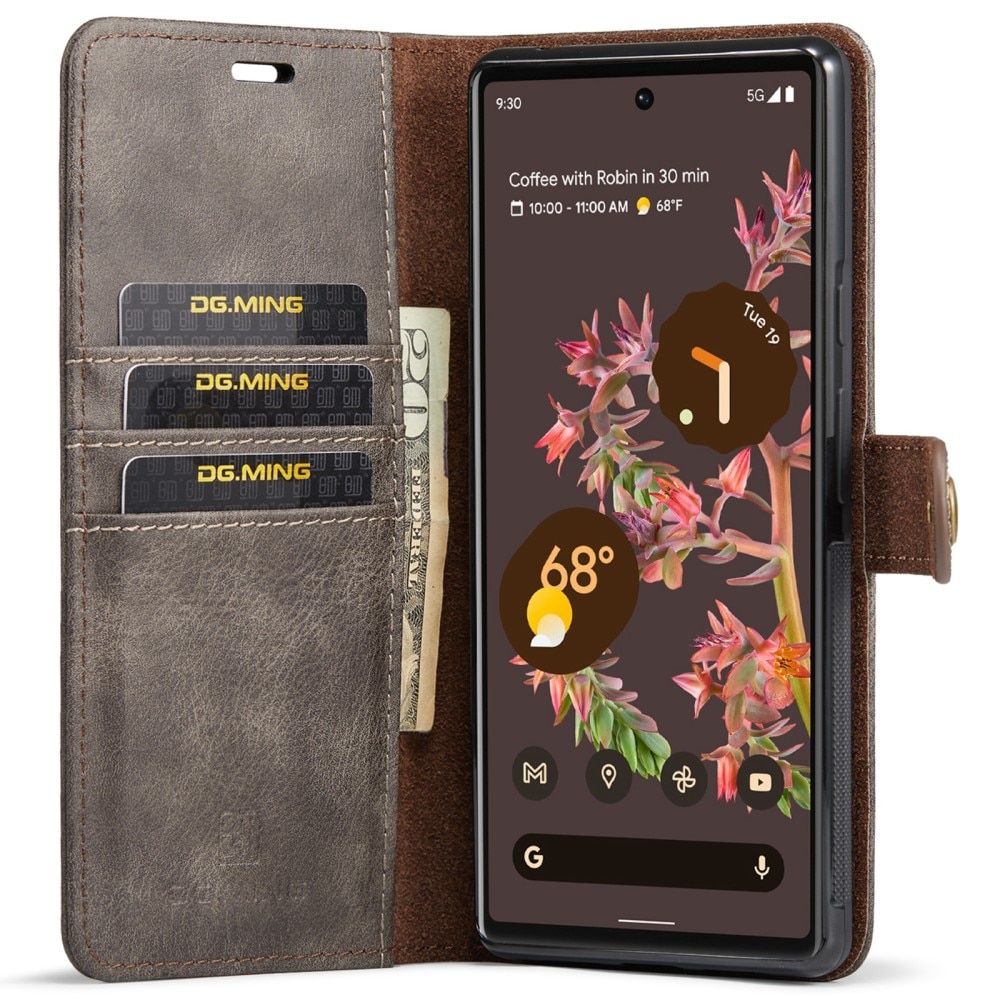 Magnet Wallet Google Pixel 6 Brown