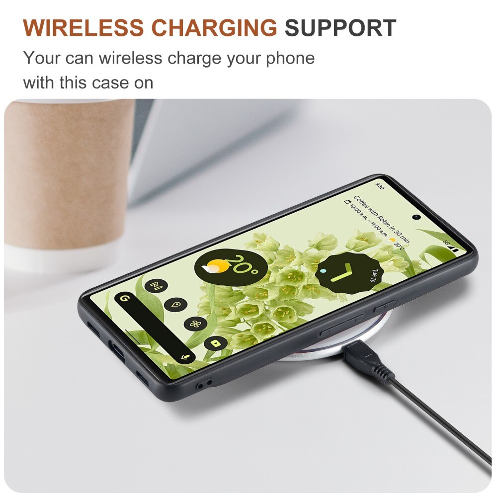 Magnetic Card Slots Case Google Pixel 6 Zwart