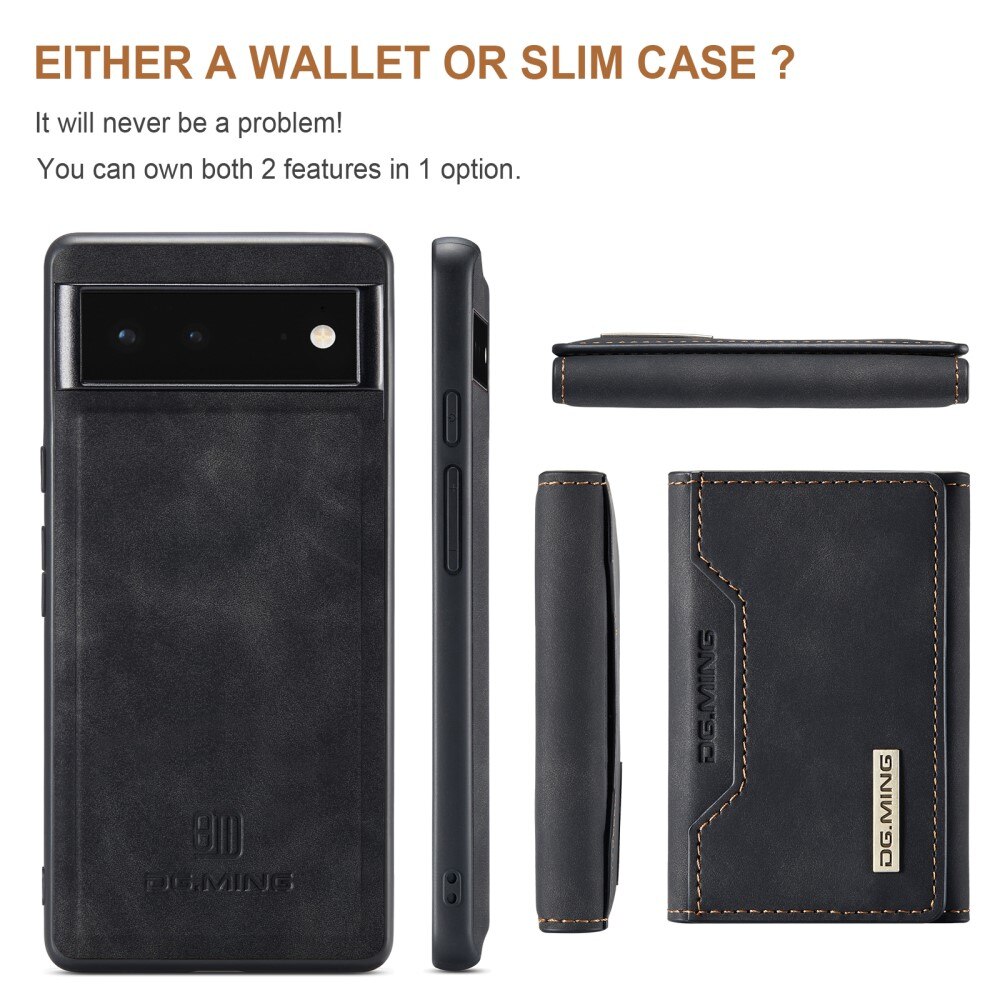Magnetic Card Slots Case Google Pixel 6 Zwart