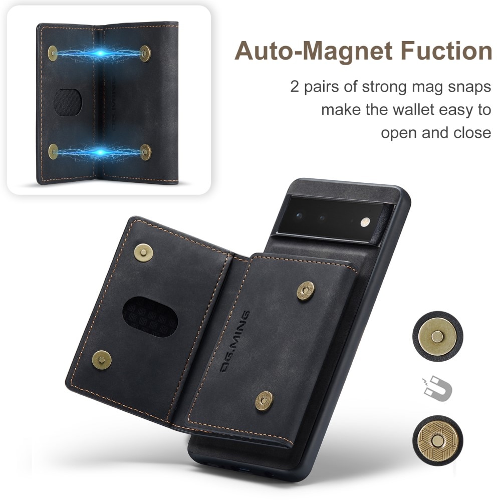Magnetic Card Slot Case Google Pixel 6 Zwart