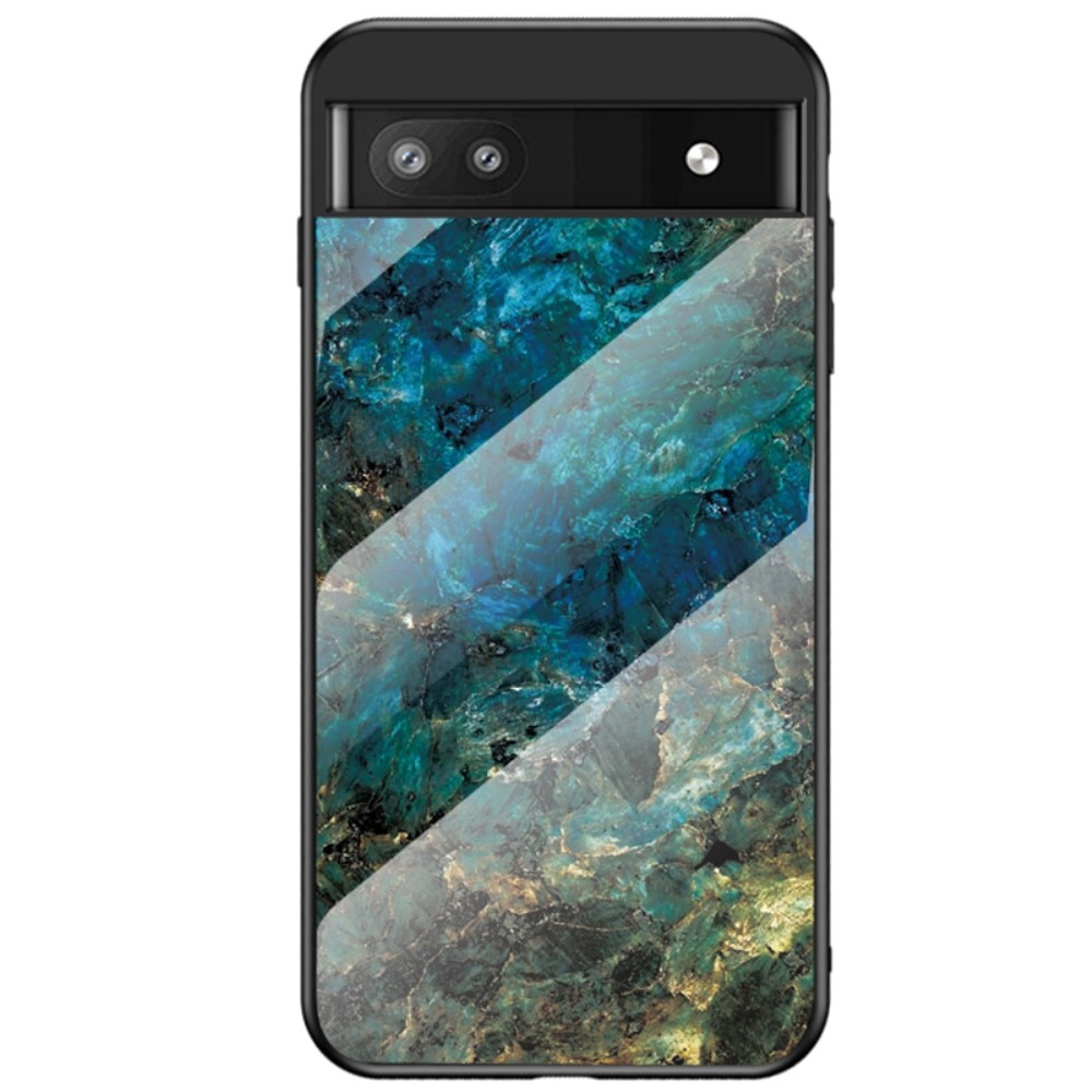 Google Pixel 6a Hoesje Gehard Glas Smaragd