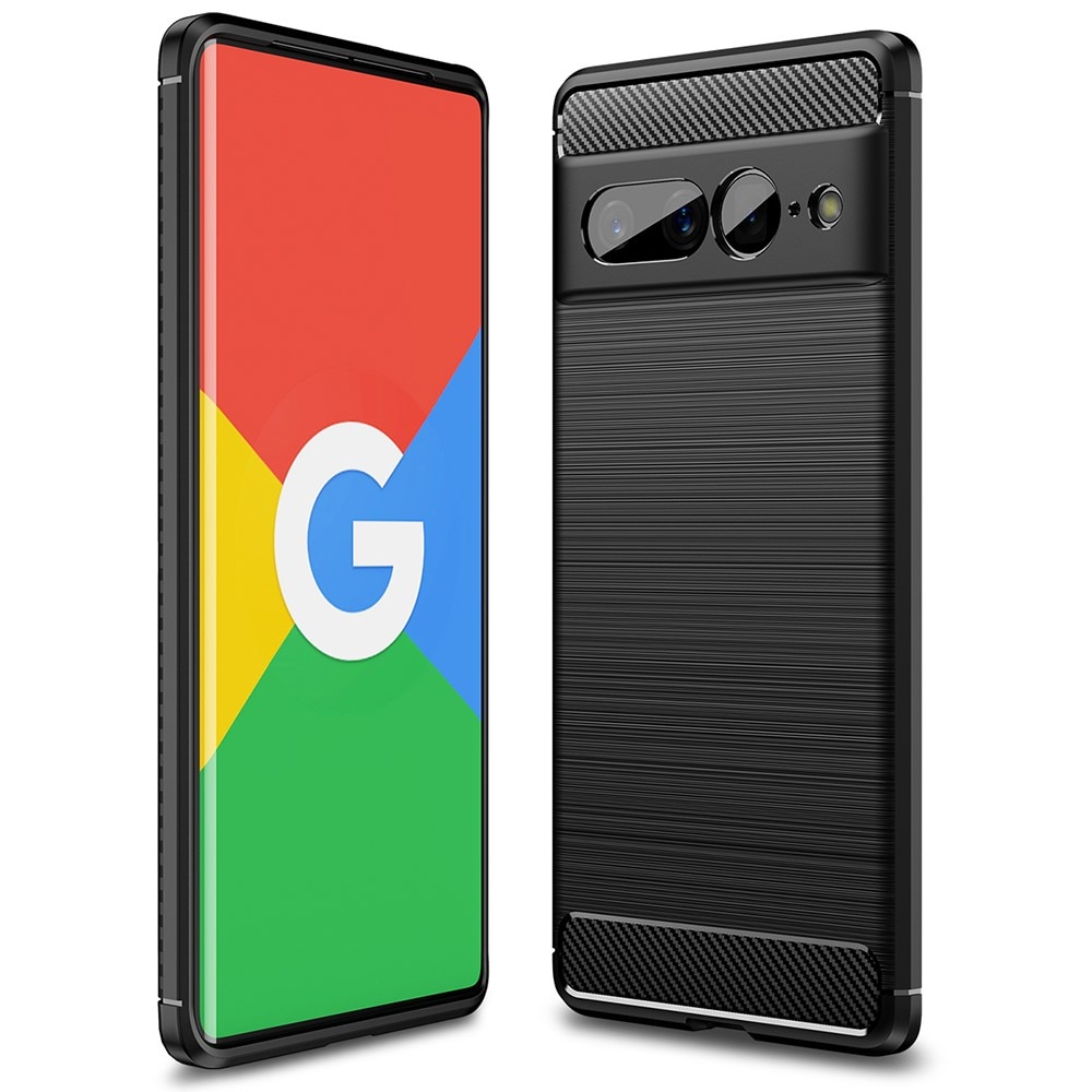 Brushed TPU Case Google Pixel 7 pro Zwart